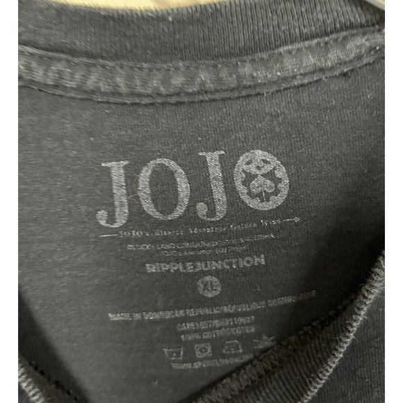 JoJo's Bizarre Adventure Character Black T-shirt Mens Size XL - Picture 5 of 5